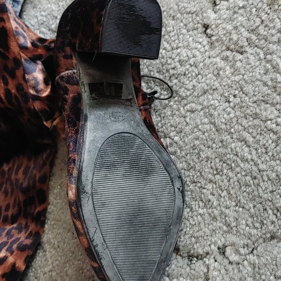 New women's boots stylish cheetah high heel - Picture 4 of 7